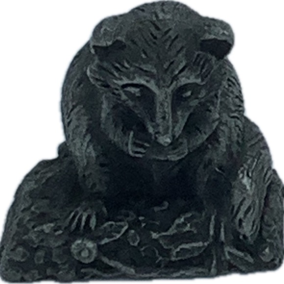 Two Pewter Miniature Animal Figurines- Raccoon and Pelican - Picture 2 of 14